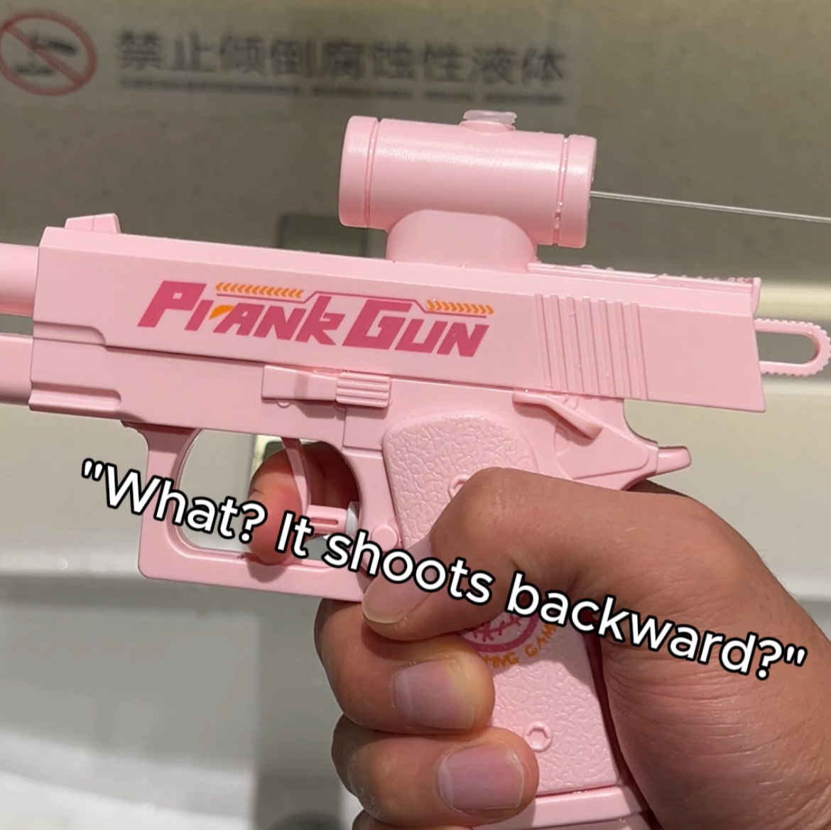 Double-Sided Prank Water Gun